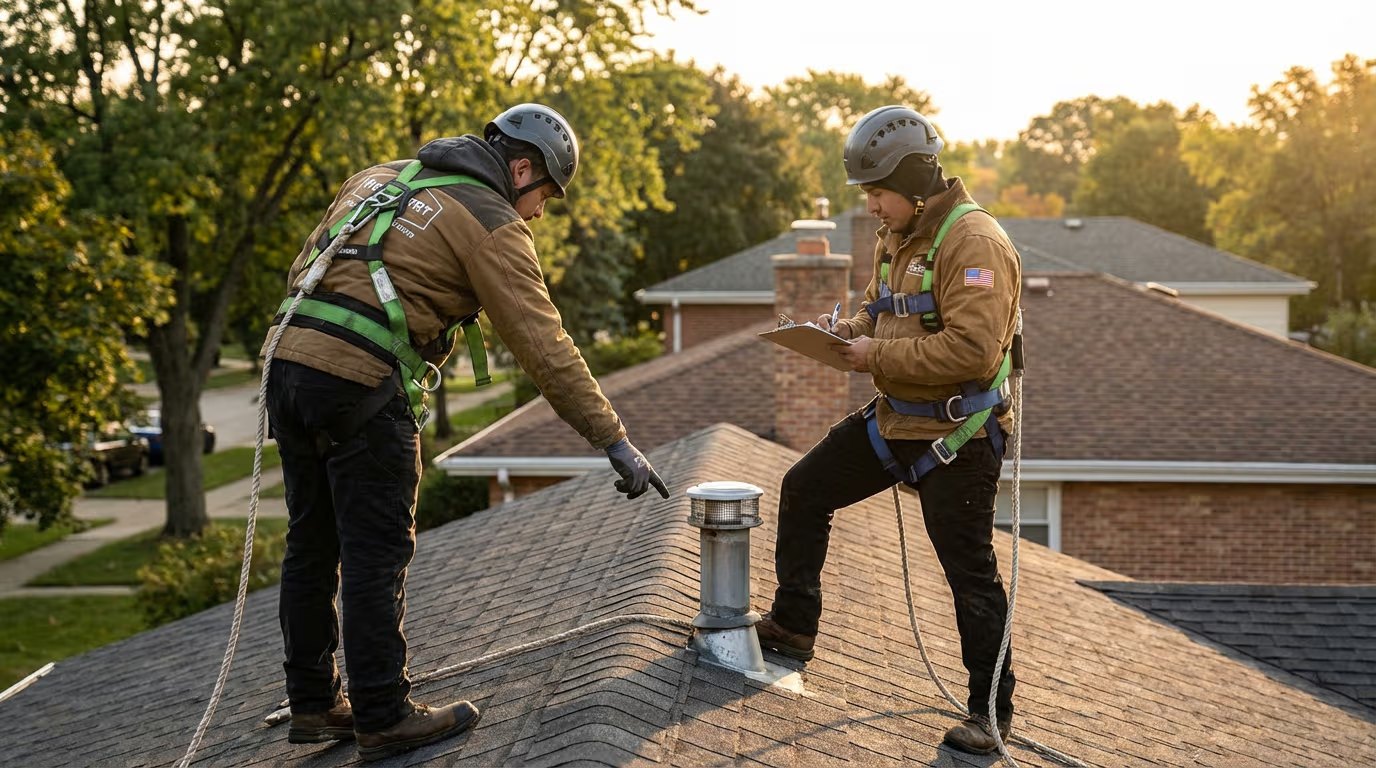 Roof Flashing Repair