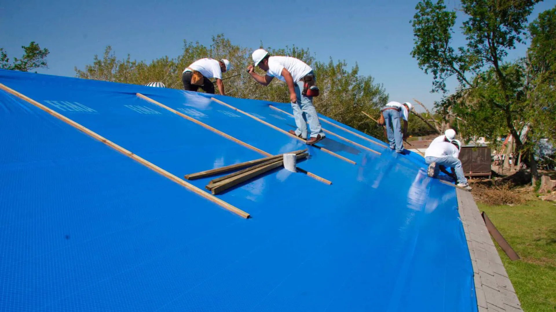 Storm Damage Roof Repair in